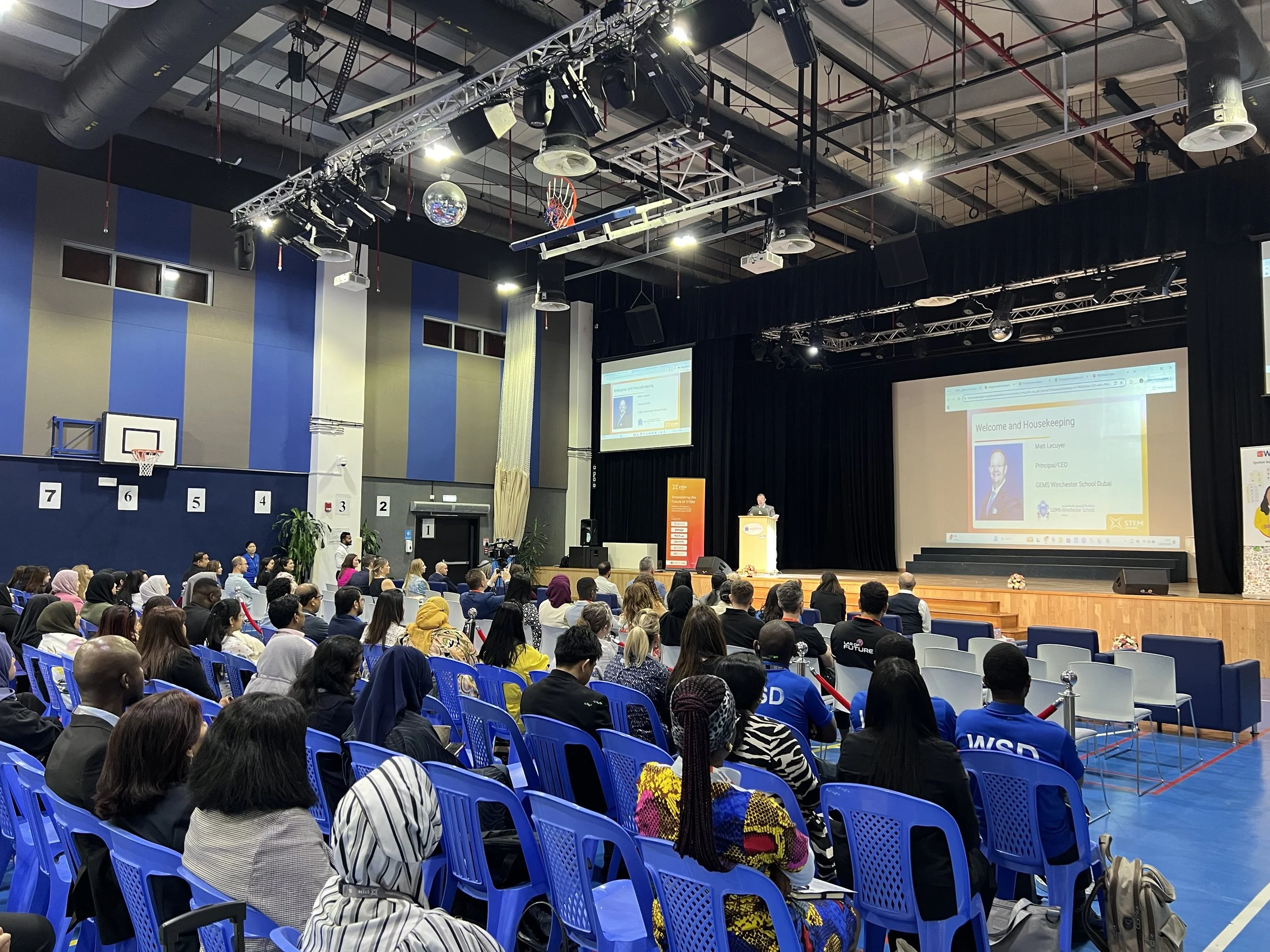 STEMforAll teacher audience at GEMS Winchester School, Dubai